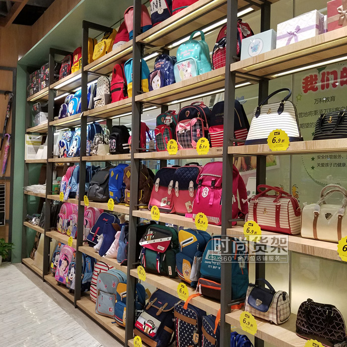 文具店靠墻文具貨架